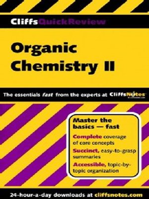 cover image of CliffsQuickReview Organic Chemistry II